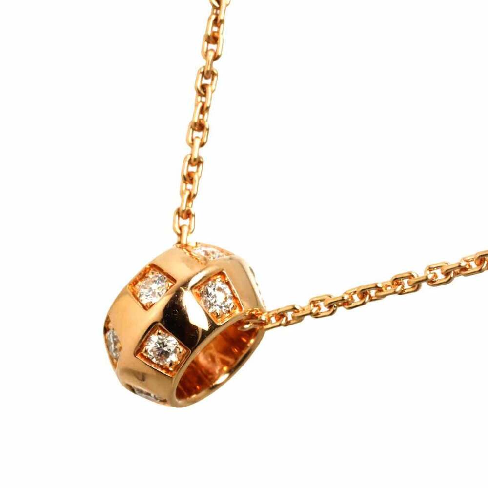 Louis Vuitton Le Damier de Diamond Necklace, 50cm, 18K Pink Gold (750)